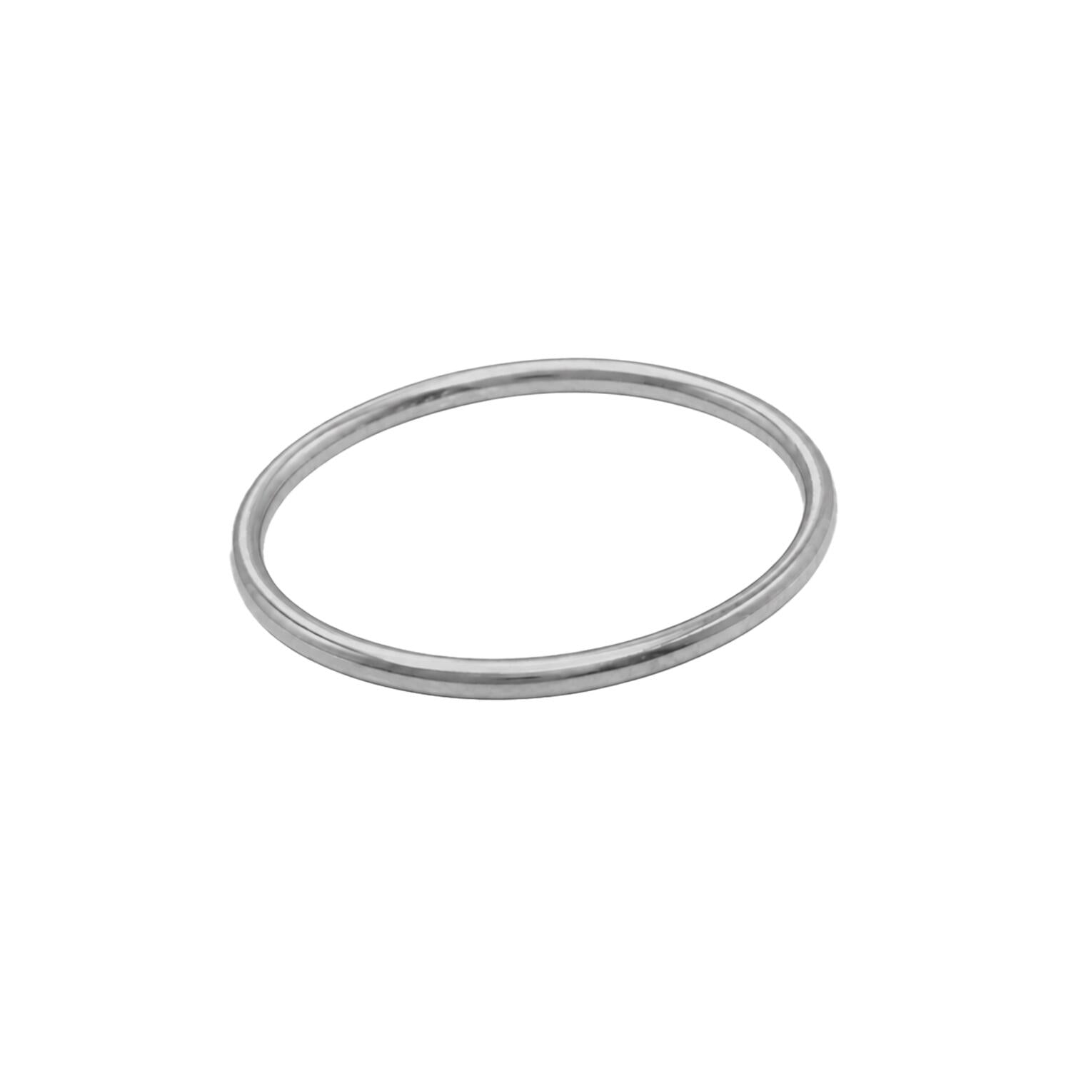Simple armring – Sølvbelagt